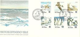 Ross Dependency 1990 Birds FDC - FDC