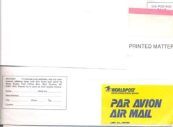 1998. USA, The Letter Sent By Air-mail Post To Moldova - Storia Postale