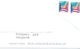 1999. USA, The Letter Sent By Air-mail Post To Moldova - Storia Postale