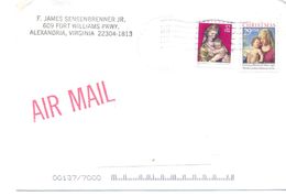 1999. USA, The Letter Sent By Air-mail Post To Moldova - Lettres & Documents