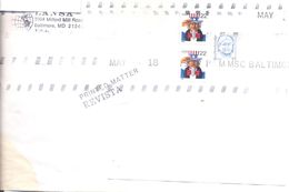 1999. USA, The Letter Sent By Air-mail Post To Moldova - Briefe U. Dokumente