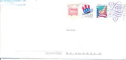 1999. USA, The Letter Sent By Air-mail Post To Moldova - Brieven En Documenten