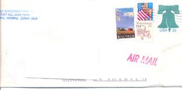 1999. USA, The Letter Sent By Air-mail Post To Moldova - Lettres & Documents