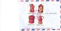 1999. USA, The Letter Sent By Air-mail Post To Moldova - Storia Postale