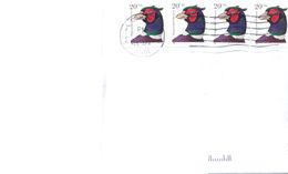 2001. USA, The Letter Sent By Air-mail Post To Moldova - Cartas & Documentos