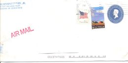 2001. USA, The Letter Sent By Air-mail Post To Moldova - Cartas & Documentos