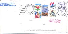 2001. USA, The Letter Sent By Air-mail Post To Moldova - Storia Postale