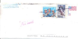 2002. USA, The Letter Sent By Air-mail Post To Moldova - Lettres & Documents