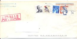 2002. USA, The Letter Sent By Air-mail Post To Moldova - Brieven En Documenten