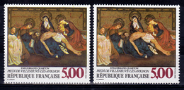 France 2558 Piéta Variété Rose Orange Et Jaune   Neuf ** TB MNH - Unused Stamps