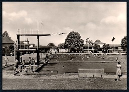 B0542 - Waltershausen -  Schwimmbad Freibad Sprungturm Snapshot Schnappschuß - Konsum FOKU Magdeburg TOP - Waltershausen