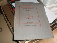 Judaica Kner Izidor Gyoma 1921 Aucasin Es Nicolete  Ofrancia Szephistoria Toth Arpad Printed In 60 Copies, This Is A 19 - Livres Anciens