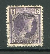 LUXEMBOURG- Y&T N°164- Oblitéré - 1926-39 Charlotte Right-hand Side