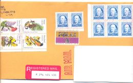 1998. USA, The Letter Sent By Registered Air-mail Post To Moldova - Lettres & Documents