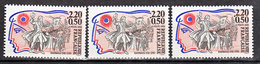 France 2568 Barnave Variété Impressions Décalées Et Normal  Neuf ** TB MNH - Unused Stamps