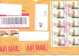 2001. USA, The Letter Sent By Registered Air-mail Post To Moldova - Briefe U. Dokumente