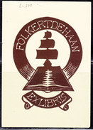 Niederlande, Exlibris Für Folkert De Haan (EL.240) - Ex-libris