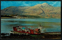 RB 1184 - Postcard - Corran Car Ferry - Inverness Scotland - Ship Maritime Theme - Inverness-shire