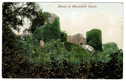RB 1184 - Early Postcard - Ruins Of Monmouth Castle - Monmouthshire Wales - Monmouthshire
