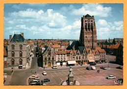 Furnes - Grand'Place - Veurne - Grote Mark - Côté Est - Vieilles Voitures - Vue Aérienne - NELS - THILL - IRIS - Veurne