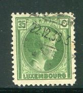 LUXEMBOURG- Y&T N°221- Oblitéré - 1926-39 Charlotte Rechterzijde