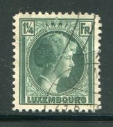 LUXEMBOURG- Y&T N°224- Oblitéré - 1926-39 Charlotte Rechterzijde