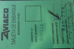 Aviaco - Boarding Passes