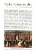 Baden-Baden Um 1860 /  Artikel, Entnommen Aus Zeitschrift /1936 - Pacchi