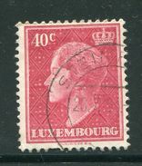 LUXEMBOURG- Y&T N°415A- Oblitéré - 1948-58 Charlotte Left-hand Side