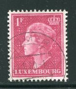 LUXEMBOURG- Y&T N°418- Oblitéré - 1948-58 Charlotte Linksprofil