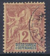 Diego-Suarez N° 26 O Type Groupe : 2 C. Oblitération Moyenne Sinon TB - Used Stamps