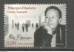 GALERÍA DE ARTE PILAR RIBERAYGUA.ANDORRA, Timbre Neuf **    2017.AND.ESP - Unused Stamps