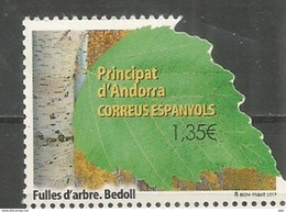 Feuille De Bouleau, Un Timbre Neuf ** Année 2017 (haute Faciale) AND.ESP - Unused Stamps