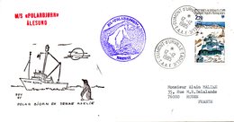 TAAF. Enveloppe Commémorative De 1985. Polarbjorn En Terre Adélie/Ours Polaire. - Polar Ships & Icebreakers