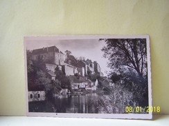 PESMES (HAUTE SAONE) LES BORDS DE L'OGNON ET LE CHATEAU. - Pesmes