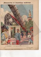 PROTEGE CAHIER-IMPRIMERIE DUCOURTIEUX LIMOGES-DECOUVERTES INVENTIONS MODERNES-TELESCOPIE-TELESCOPE- LUNE TERRE - Transporte