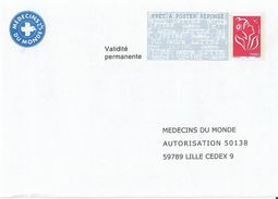 Entier Postal Medecins Du Monde 05R456 - PAP: Antwort/Lamouche