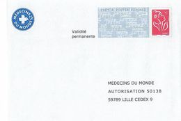 Entier Postal Medecins Du Monde 0509632 - PAP: Antwort/Lamouche