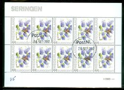 NEDERLAND BLOK VAN 10 * SERINGEN * BLOC BLOCK * GEBRUIKT * POSTFRIS GESTEMPELD  (115) FLOWERS * LES FLEURS - Gebraucht