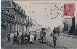 59 Bruay Sur L'Escaut 1908 La Grande RouteTB Animée Attelage  éditeur Sans N°379 - Bruay Sur Escaut