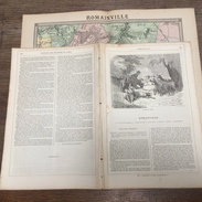 ENV 1870 ENVIRONS DE PARIS ROMAINVILLE DINER SUR L HERBE BOIS CULTURE DES PECHES A MONTREUIL - Colecciones