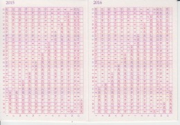 Timetable/schedule 2015/2016 - 120/83 Mm - Europa