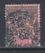 Soudan N° 10 O  Type Groupe : 25 C. Noir Sur Rose Oblitération Moyenne Sinon TB - Used Stamps