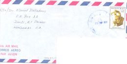 1998. Honduras, The Letter Sent  Air-mail Post To Moldova - Honduras