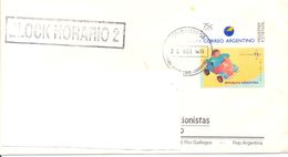 1998. Argentina, The Letter Sent  Air-mail Post To Moldova - Lettres & Documents