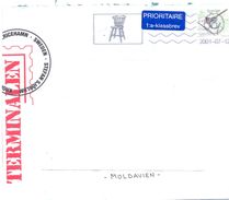 2001. Sweden,  The Letter Sent By Air-mail Post To Moldova - Brieven En Documenten