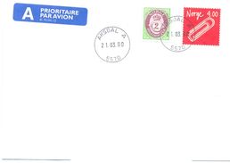 2000. Norway,  The Letter Sent By  Air-mail Post To Moldova - Brieven En Documenten