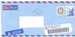 1999. Norway,  The Letter Sent By  Registered Air-mail Post To Moldova - Brieven En Documenten