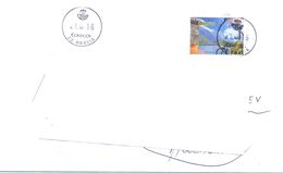 2016. Spain,  The Letter Sent By Air-mail Post To Moldova - Briefe U. Dokumente