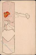 Kirchner, R. Frau Jugendstil TSN-Verlag 5527 Künstlerkarte II (Mittelbug) Art Nouveau - Kirchner, Raphael